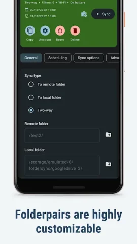 FolderSync Pro - скриншот 2