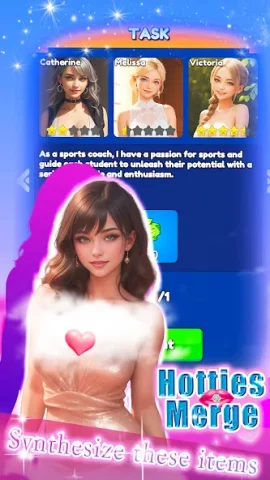 Hotties Merge - скриншот 1