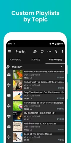 Podcast & Radio Addict - скриншот 5
