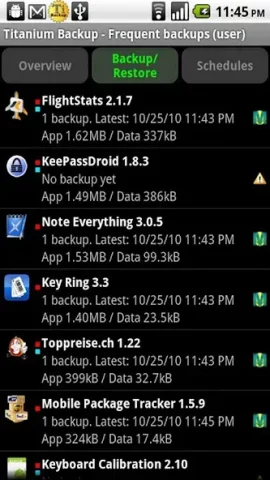 Titanium Backup - скриншот 1