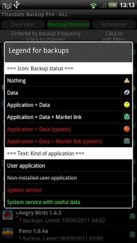 Titanium Backup - скриншот 5