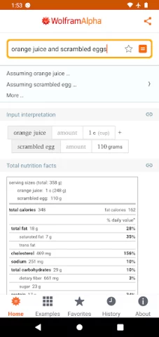 WolframAlpha Classic - скриншот 4