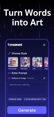 Monet — AI Image Generator - скриншот 4