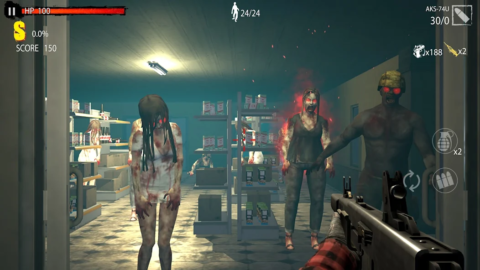 Zombie Hunter D-Day - скриншот 3