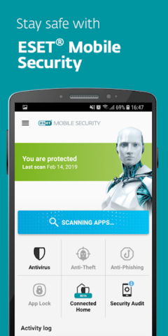 ESET Mobile Security Antivirus - скриншот 1
