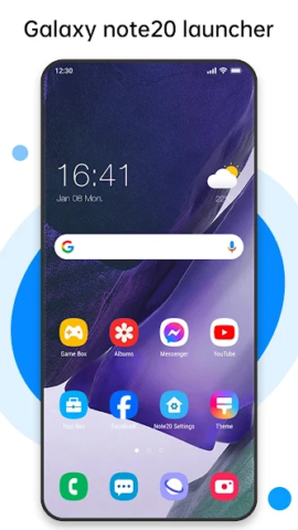 Perfect Galaxy Note20 Launcher - скриншот 1