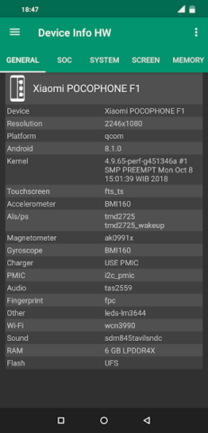 Device Info HW - скриншот 2