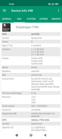 Device Info HW - скриншот 3