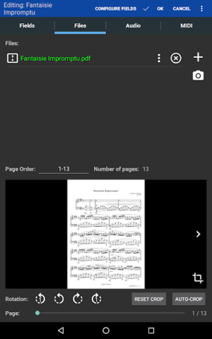 MobileSheets - скриншот 5