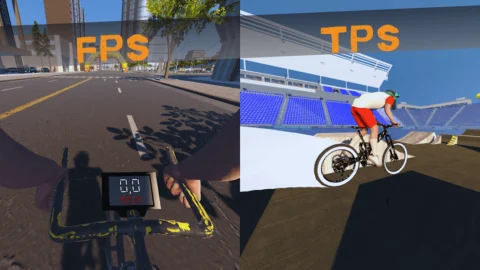 Bicycle Extreme Rider 3D - скриншот 1