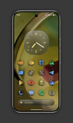 Glassy Colors Icons - скриншот 1