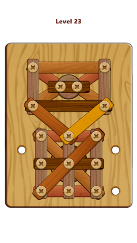 Wood Nuts & Bolts Puzzle - скриншот 2