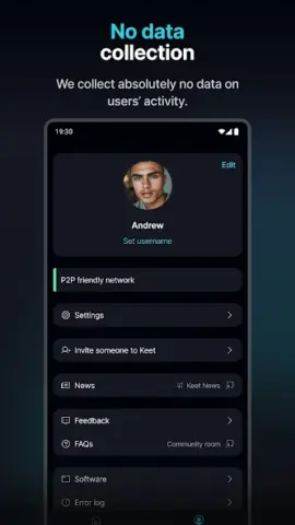 Keet — Private Encrypted Chat - скриншот 6