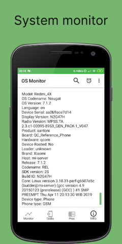 OS Monitor: диспетчер задач - скриншот 2