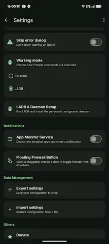 ShizuWall No Root/VPN Firewall - скриншот 4