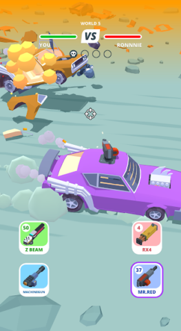 Desert Riders: Car Battle Game - скриншот 1