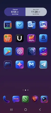 Glossy Glow Icon Pack - скриншот 1