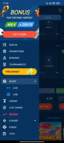 Mostbet - скриншот 3