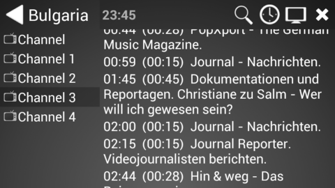 ProgTV Android - скриншот 3