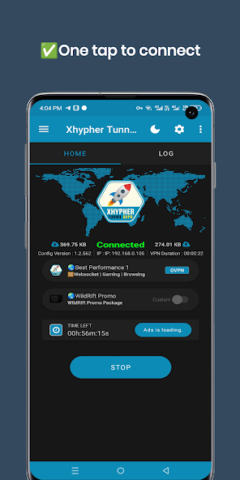Xhypher Tunnel Pro - скриншот 1