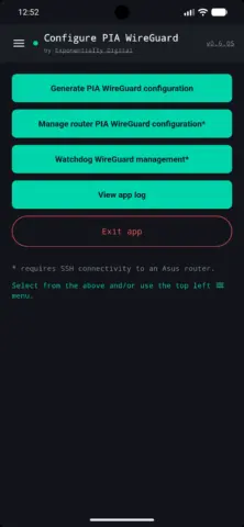 Configure PIA WireGuard - скриншот 1