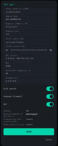 Configure PIA WireGuard - скриншот 4