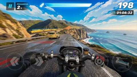 Highway Moto Rush: Traffic - скриншот 1