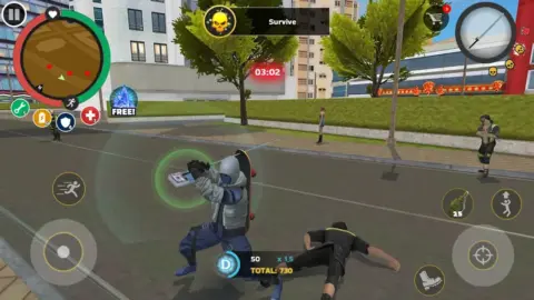 Rope Hero: Mafia City Wars - скриншот 1