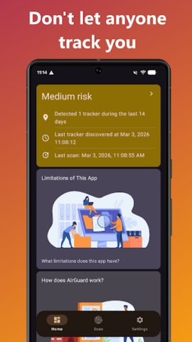 AirGuard — AirTag protection - скриншот 2
