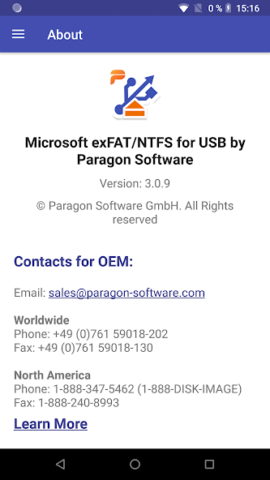 exFAT/NTFS for USB by Paragon - скриншот 5