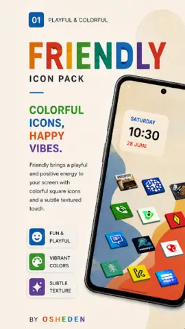 Friendly Icon Pack - скриншот 1
