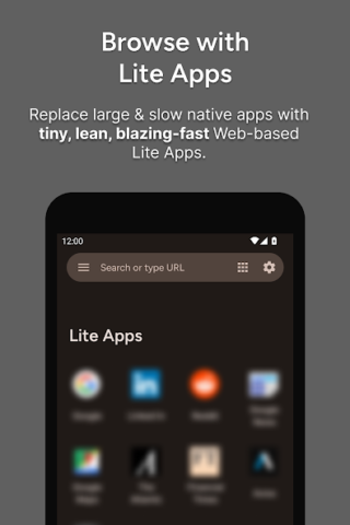 Hermit — Lite Apps Browser - скриншот 1