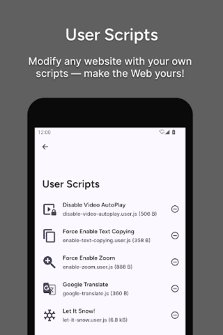 Hermit — Lite Apps Browser - скриншот 6