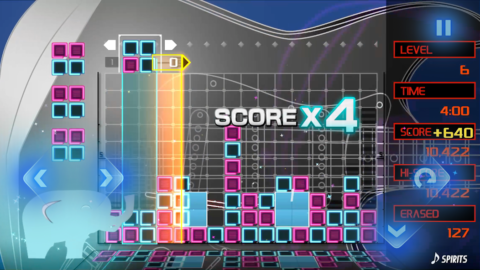 LUMINES REMASTERED - скриншот 2
