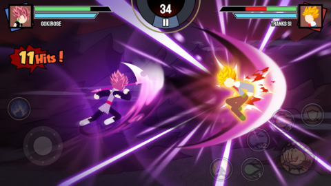 Stickman Warriors — Super Dragon Shadow Fight - скриншот 1