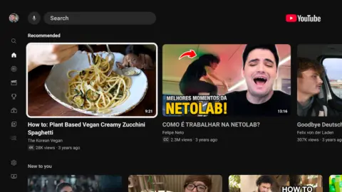 YouTube for Android TV - скриншот 1