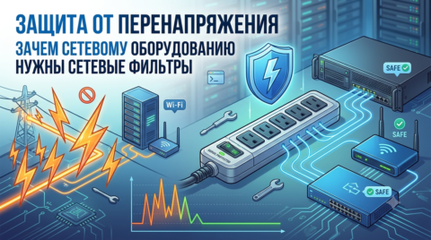 Защита от перенапряжения: зачем сетевому оборудованию нужны сетевые фильтры