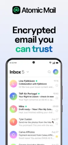 Atomic Mail: Private Email - скриншот 1