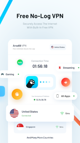 Pawxy — Fast VPN & Web Browser - скриншот 2