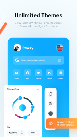 Pawxy — Fast VPN & Web Browser - скриншот 6