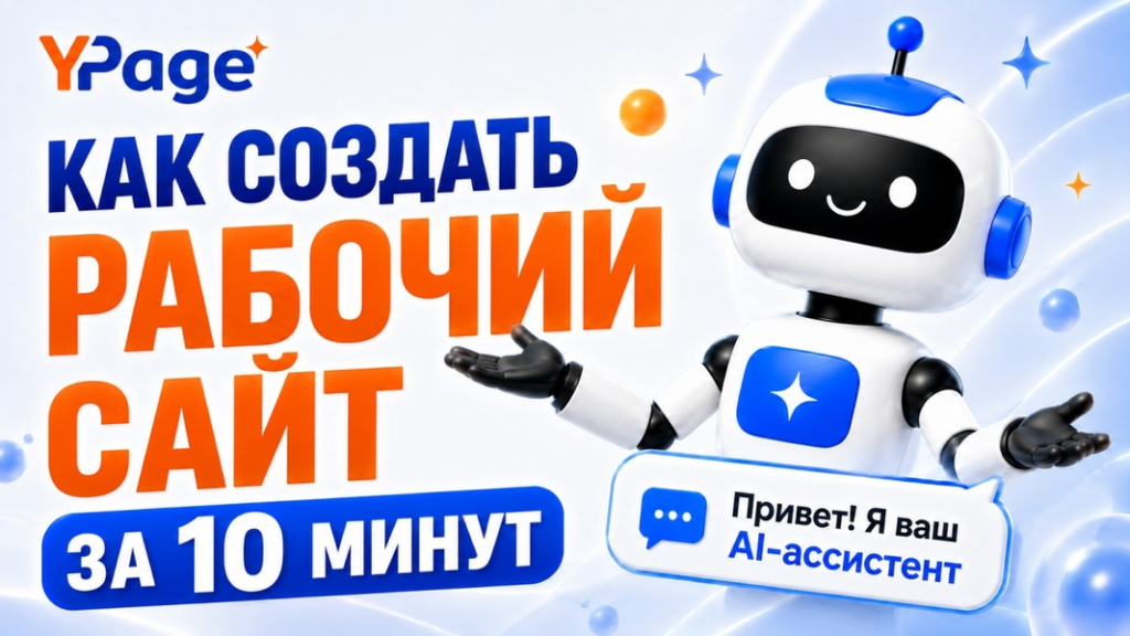 YPage на практике: создаём сайт с помощью ИИ от регистрации до готового результата